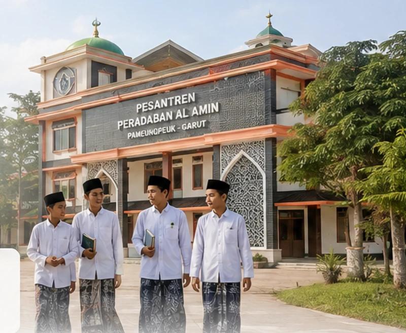 Santri di lingkungan Peradaban Al Amin